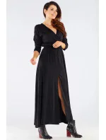 Dámské šaty A454 Černá -  Awama