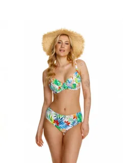 Dámský horní díl plavek Papaya 194553 Bílá mix - Lupo Line