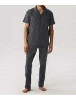 Atlantic BNMP-002 pyžamo kr/r S-2XL pánské pyžamo na zip Atlantic BNMP-002 pyžamo kr/r S-2XL pánské pyžamo na zip
