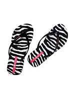 Dámské žabky Ipanema Animal Print, černé a šedé, 83846-BP655 Dámské žabky Ipanema Animal Print, černé a šedé, 83846-BP655