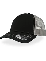 Atlantis Headwear Rapper Canvas 5 panelová síťovaná kšiltovka "Rapper Canvas" 33.6060 black/grey Atlantis Headwear Rapper Canvas 5 panelová síťovaná kšiltovka "Rapper Canvas" 33.6060 black/grey