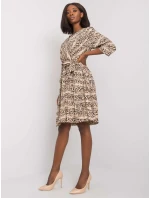 Šaty DHJ SK 11092A 1.91P černá a béžová