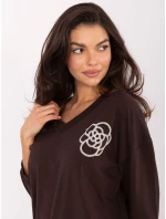 Halenka RV BZ A891.21P tmavě hnědá