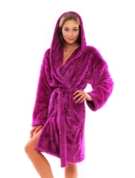 Dámský župan Lilly extra s kapucí 3/4 3320 one size fuchsiová - Vestis Dámský župan Lilly extra s kapucí 3/4 3320 one size fuchsiová - Vestis