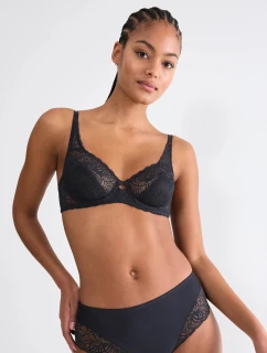 Dámská podprsenka Amourette Graphic W - BLACK - černá 0004 - TRIUMPH