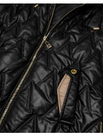 Lekka kamizelka damska ze złotym zamkiem Goodlookin czarna (B8586/B8587-1)