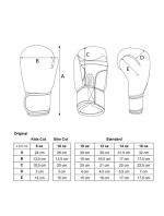Boxerské rukavice TOP TEN "URBAN ARTS" černo-červené