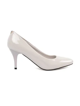 Exkluzívní dámské Jasnoszary lodičky na jehlovém podpatku Exkluzívní dámské Jasnoszary lodičky na jehlovém podpatku