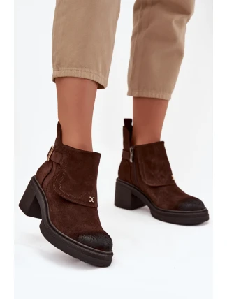 Boty na podpatku  model 220893 Step in style