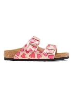 Žabky Birkenstock ARIZONA KIDS BS 1030434 ELECTRIC METALLIC COPPER HEARTS (standardní šířka)