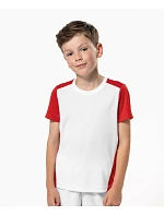 Kariban ProAct PA 4016 Dětské kontrastní sportovní tričko 20.4016 white/navy Kariban ProAct PA 4016 Dětské kontrastní sportovní tričko 20.4016 white/navy