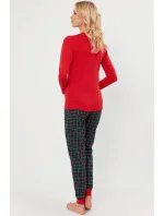 Italian Fashion Foggia long length sp. barva:červená/potisk