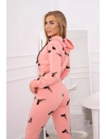 Sada s potiskem pistole meruňková