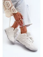 Dámské tenisky z ekologické kůže bílé Berilla