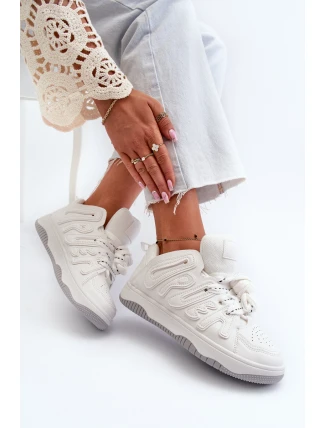 Dámské tenisky z ekologické kůže bílé Berilla