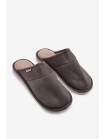 Pánské domácí pantofle tmavě šedé Selomir