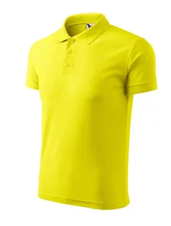 Pique Polo polokošile pánská citronová