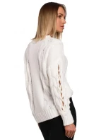 Dámský svetr M539 fuchsiový - Moe Dámský svetr M539 fuchsiový - Moe