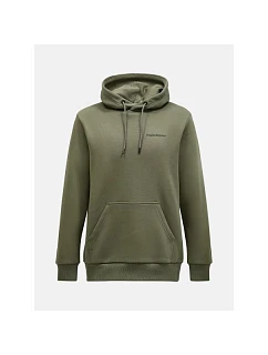 Peak Performance M Original Small Logo Hoo zelená mikina
