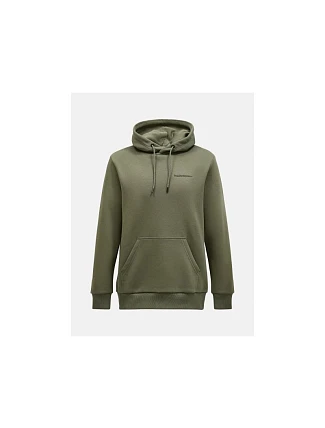 Peak Performance M Original Small Logo Hoo zelená mikina Peak Performance M Original Small Logo Hoo zelená mikina