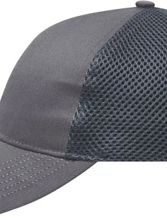 Daiber MB 6216 6 panelová kšiltovka ze vzdušné síťoviny 03.6216 dark grey