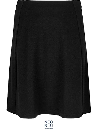 NEOBLU Chloe Trapézová sukně 24.3795 deep black NEOBLU Chloe Trapézová sukně 24.3795 deep black