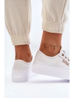 Bílé Dámské Tenisky na Platformě Lee Cooper LCW-24-31-2725
