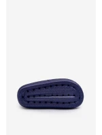 Lehké pěnové sandály na suchý zip ProWater PRO-24-05-01K tmavě modré