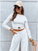 Dámský komplet širokých kalhot a crop topu ASTRAL ALLURE light beige FashionStreet AY0906 Dámský komplet širokých kalhot a crop topu ASTRAL ALLURE light beige FashionStreet AY0906