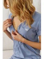 Dámská těhotenská košile 9505 sky blue - Doctornap Dámská těhotenská košile 9505 sky blue - Doctornap