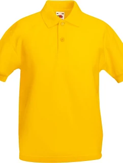 Fruit of the Loom Kids 65/35 Polo Dětské piqué polo 16.3417 sunflower