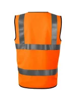 HV Bright bezpečnostní vesta unisex fluorescenční oranžová