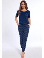 Pyžamo Cornette 730/317 Jenny cr/r S-2XL dámské