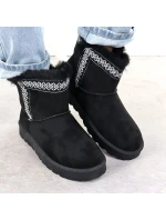 Dámské sněhule semišové černé Potocki 06303