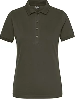 Daiber JN 1805 Dámské pracovní elastické bio polo - Solid 02.1805 olive