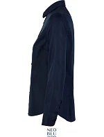 NEOBLU Blaise Women Mikro keprová halenka s dlouhým rukávem 24.3183 night blue NEOBLU Blaise Women Mikro keprová halenka s dlouhým rukávem 24.3183 night blue