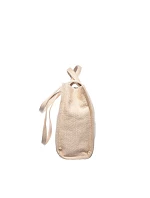 Kožená kabelka na zip typu Shopper Big Star RR574073 Béžová