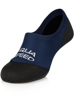 AQUA SPEED Ponožky na plavání Neo Navy Blue/Black Pattern 10