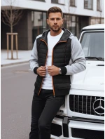 Pánská světle šedá prošívaná bunda FashionStreet TX4393 Pánská světle šedá prošívaná bunda FashionStreet TX4393