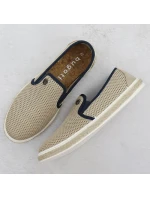 Pánské béžové polobotky Bugatti slip-on espadrille 321-ASP61-6900