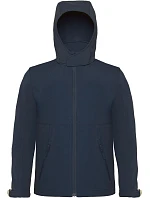 B&C Hooded Softshell /kids Dětská 3-vrstvá softshellová bunda 01.0969 navy B&C Hooded Softshell /kids Dětská 3-vrstvá softshellová bunda 01.0969 navy