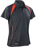 Spiro S 177M Pánské týmové piqué polo 29.177M black/red Spiro S 177M Pánské týmové piqué polo 29.177M black/red