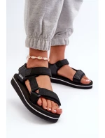 Dámské sandály na platformě Big Star NN274A532 černé