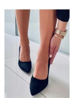 Dámské lodičky na jehlovém podpatku NF-84P černé - SEASTAR Dámské lodičky na jehlovém podpatku NF-84P černé - SEASTAR