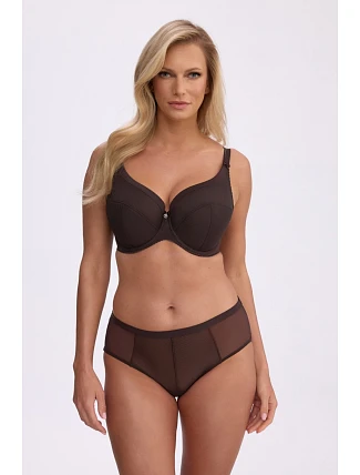 POLOMĚKKÁ PODPRSENKA SONIA 1058 HNĚDÁ