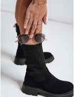 Dámské ponožkové boty černé FashionStreet ZY1133