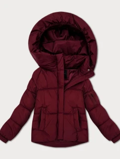 Dámská oversize bunda ve vínové bordó barvě pro přechodné období S'West (B2003-27)
