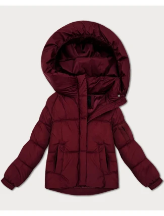 Dámská oversize bunda ve vínové bordó barvě pro přechodné období S'West (B2003-27) Dámská oversize bunda ve vínové bordó barvě pro přechodné období S'West (B2003-27)