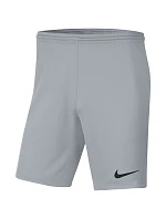 Pánské šortky Nike Dry Park III NB K light grey BV6855 012
