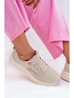 Sportovní Boty Tenisky Dámské Big Star RR274A145 HI-POLY SYSTEM Béžové